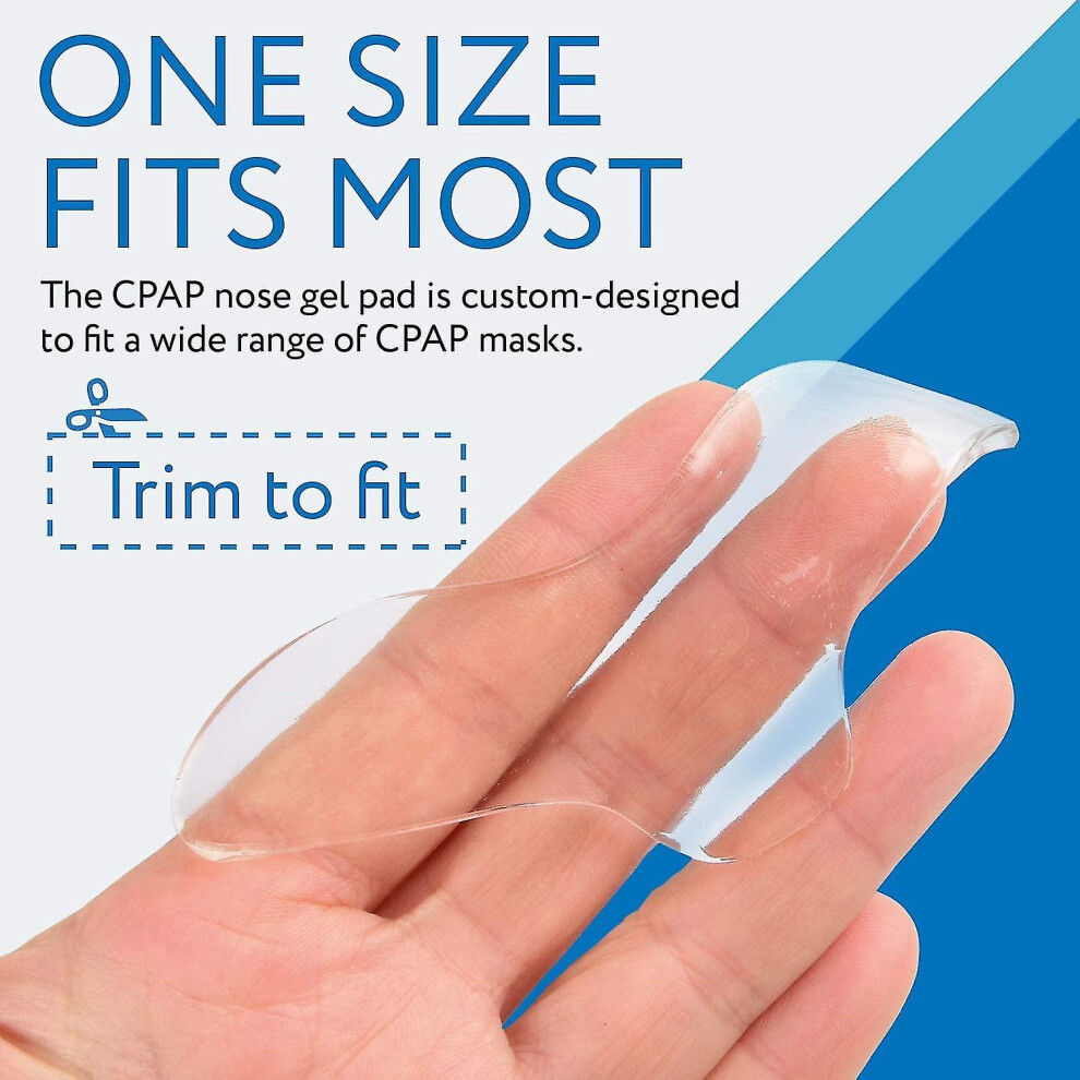 Universal Fit Nasal Gel Pads, Custom Design CPAP Nose Pads, Moisture Protection, Easy Maintenance, Safe Materials, Reduce Red Marks, Prevent CPAP