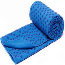 Sklisikkert yogahåndkle, superabsorberende yogahåndklær med gripepunkter, mykt mikrofiberteppe for varm yoga og pilates, lettstelt, bærbart,