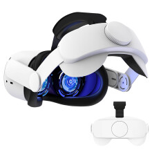 Komforthodestropp for Oculus Quest2, tyngdekraftsbalansert design, justerbar Elite-stropputskiftning med enkel størrelsesjustering, premium PU-skinn