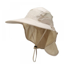 Chapeau de soleil en maille respirante pour les aventures en plein air, avec jugulaire ajustable, coupe-vent et large bord, pour hommes et femmes.