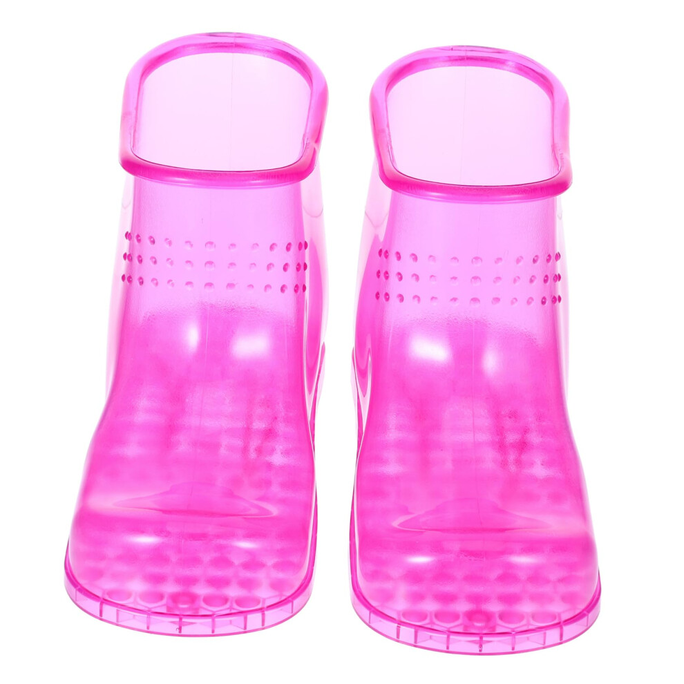 Foot Bath Shoes Leakproof Durable Comfort for Home Relaxation and Travel Soaker Pair