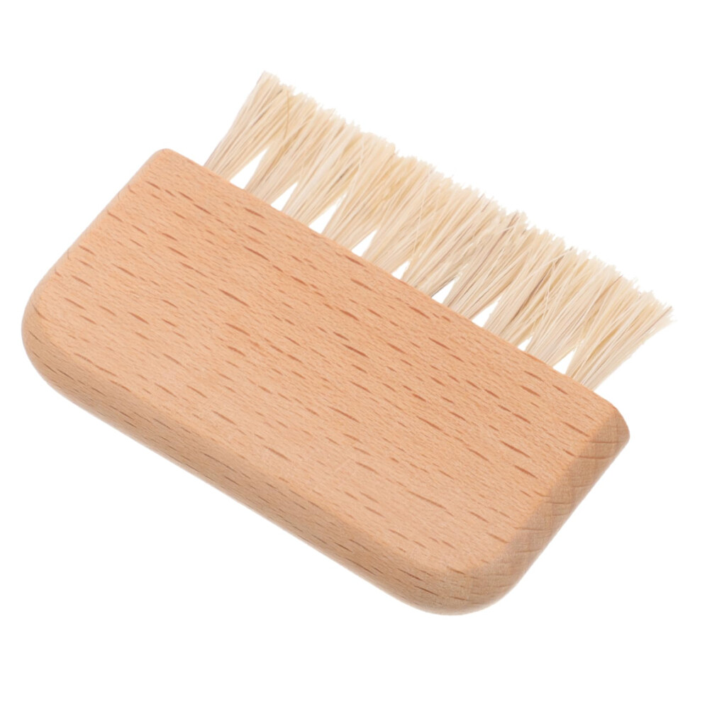 Wooden Handle Nail Cleaning Brush for Precise Manicure Pedicure Fingernail and Toenail Care