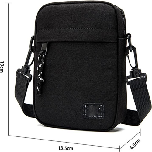 Τσάντα Crossbody για άνδρες και γυναίκες, Πολλαπλών θέσεων με ρυθμιζόμενο ιμάντα, 1
