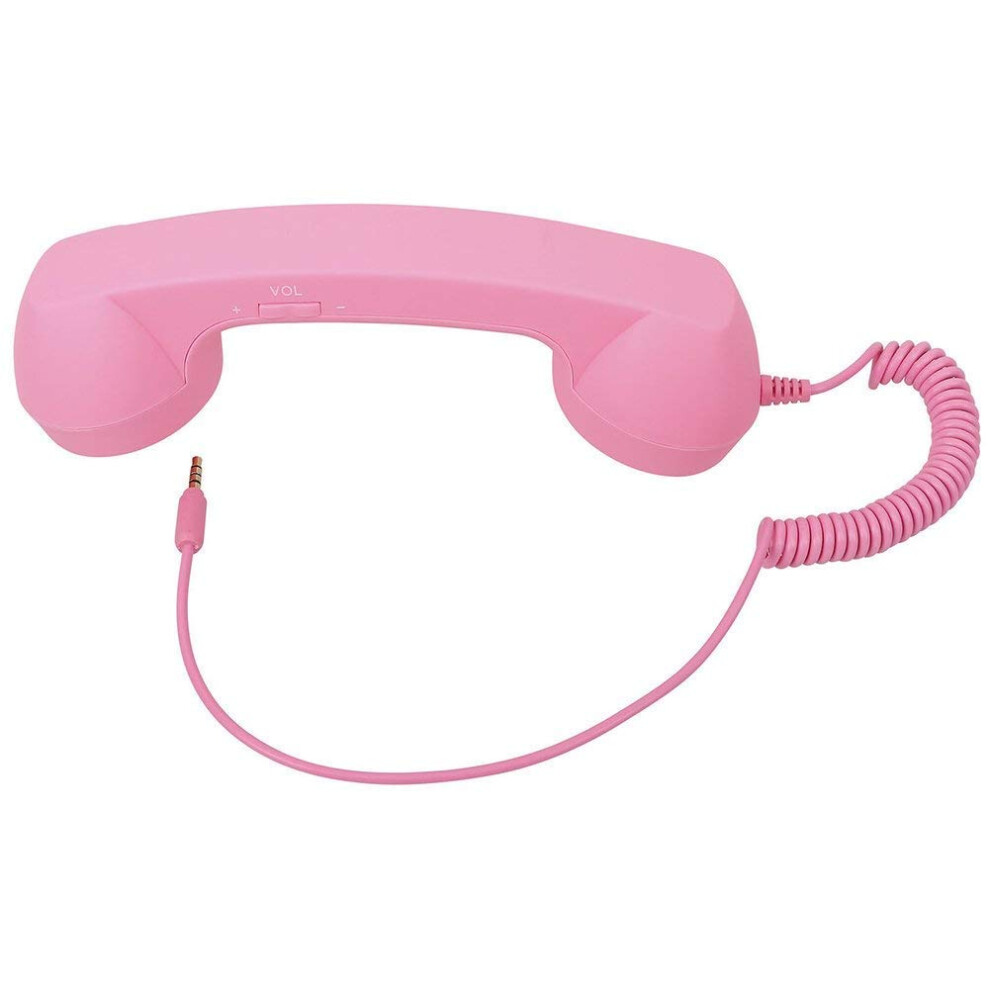 Vintage-Designed Cell Phone Accessory, Anti Radiation Receivers, Noise Reduction System, 3.5Mm Universal Interface Ensures Versatile Compatibility 9433291266915
