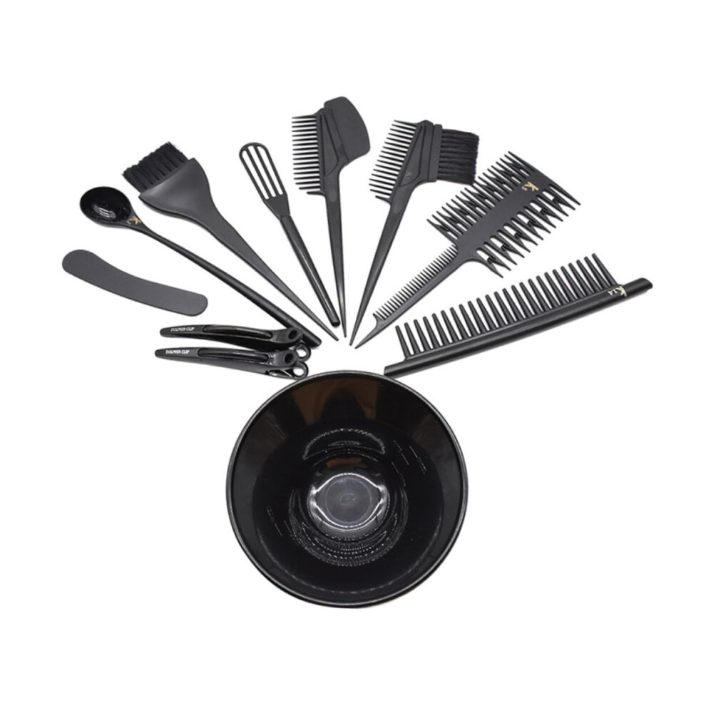 Unisex Professional Hair Dyeing Kit With Nonslip Bowl And Brush For Salon Or Diy Coloring