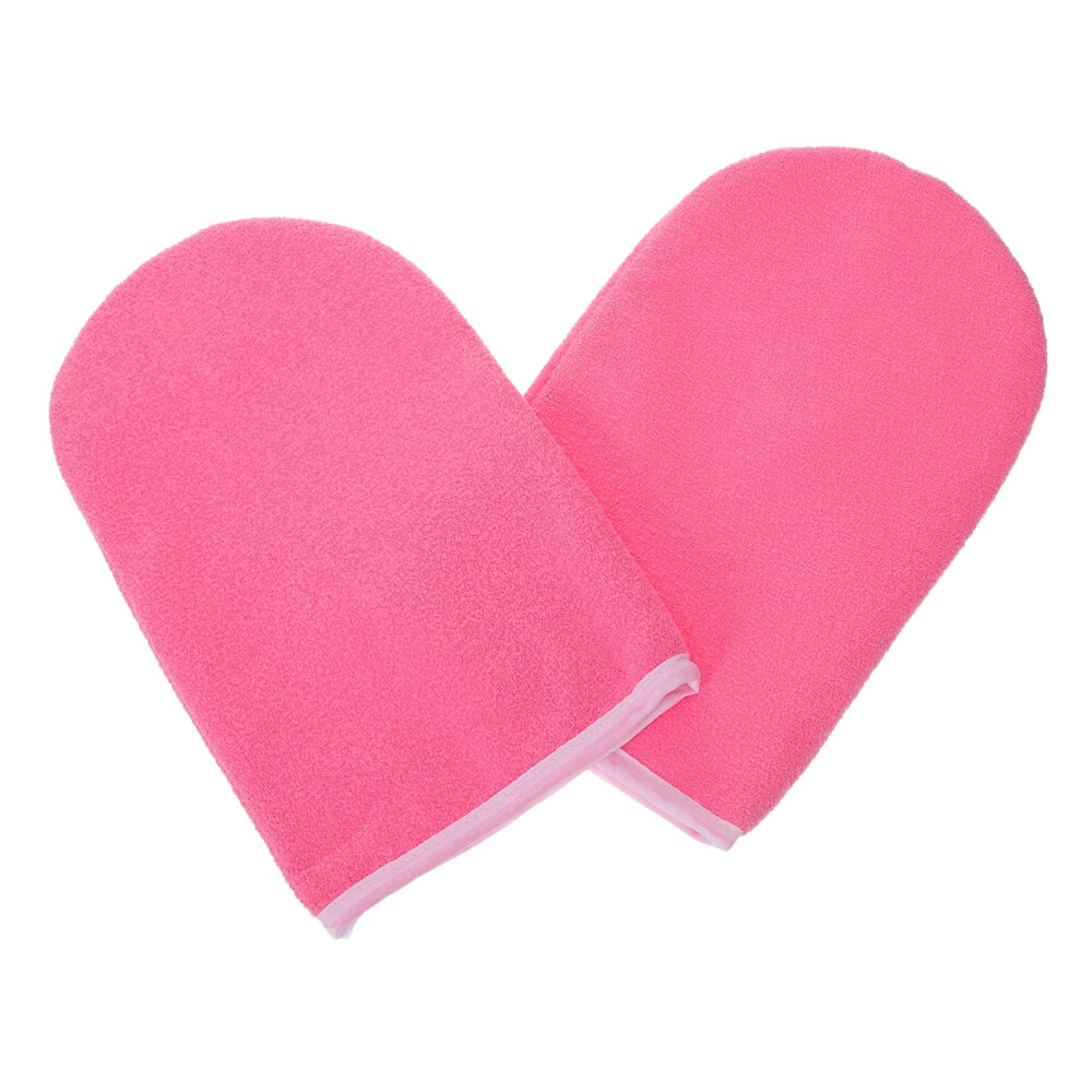 Reusable Paraffin Wax Hand Mitts with Washable Cloth Covers for Spa Treatment and Relaxation