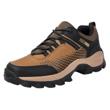 Men's Hiking Shoes Lightweight NonSlip Grip Trainers Outdoor Brown Mountain Walking Size 8 UK