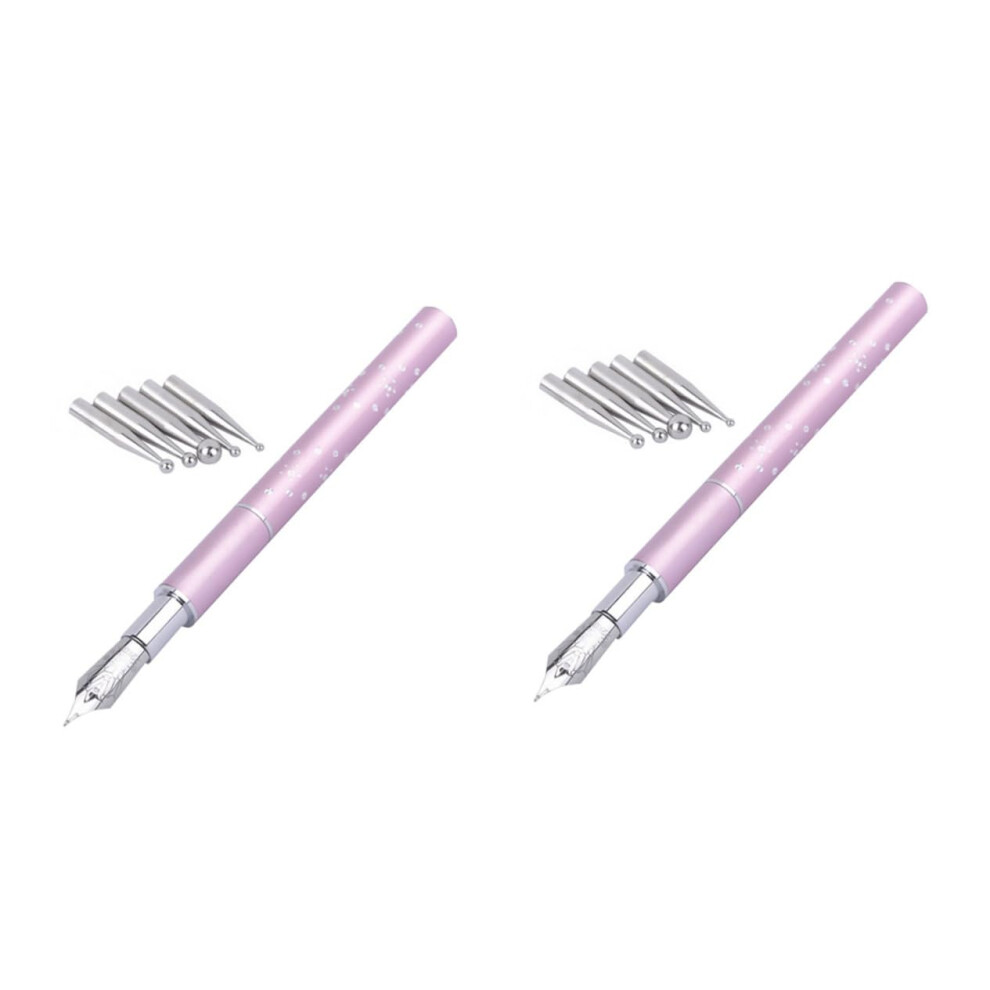 Nail Art Pens Gel Kit with Precise Fine Tip for DIY Manicure, Home and Salon Use, 2 Sets