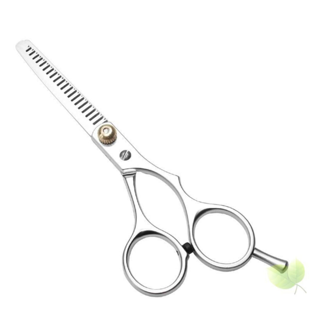 Black Professional Hairdressing Scissors Set With Thinning Shears And Storage Bag For Smooth Cutting