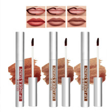 Peel Off Lip Stain and Long Lasting Lip Liner Set, Waterproof Smudge Proof Matte Finish, 3 Colors