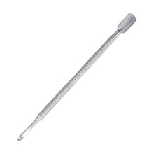 Professional Stainless Steel Cuticle Pusher and Nail Buffer for Smooth Nail Surface and Dead Skin Removal