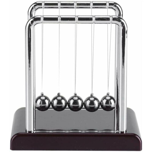 Newtons Cradle, Εκπαιδευτικό & Κομψό Εργαλείο Μάθησης Φυσικής για Παιδιά και Ενήλικες,