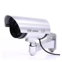Solar Powered Security Camera, Reduction of Cost Dummy Surveillance System with Emulational Design & Waterproof Case for Indoor Outdoor Use (2 Packs)