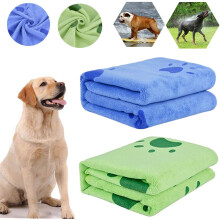Pet Comfort, snadno pratelné super savé vláknité ručníky pro psy na sušení psů, osuška, 2 ks super měkkých ručníků z mikrovlákna pro