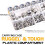 Ποικιλία παξιμαδιών ασφάλισης ακριβείας για χρήση σε μηχανήματα, σετ παξιμαδιών 3