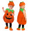 Στολή κολοκύθας για νήπια για το Halloween, από πολυεστερικές ίνες, αναπνεύσιμη και 2
