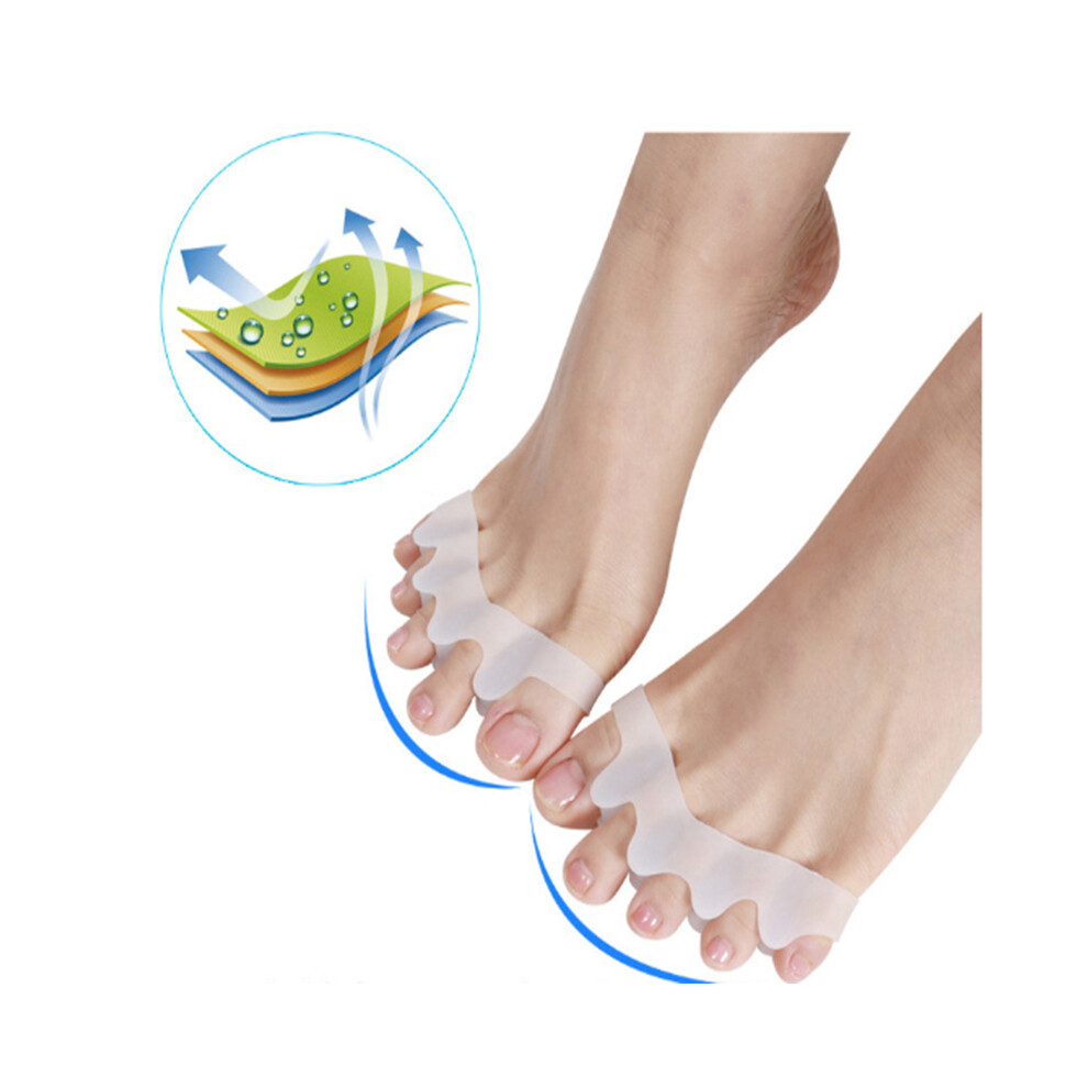 Professional Toe Separators, Advanced Material Relax Foot Muscles, Correct Bunions And Restore Toes To Their Original Shape, For Runners Dancers
