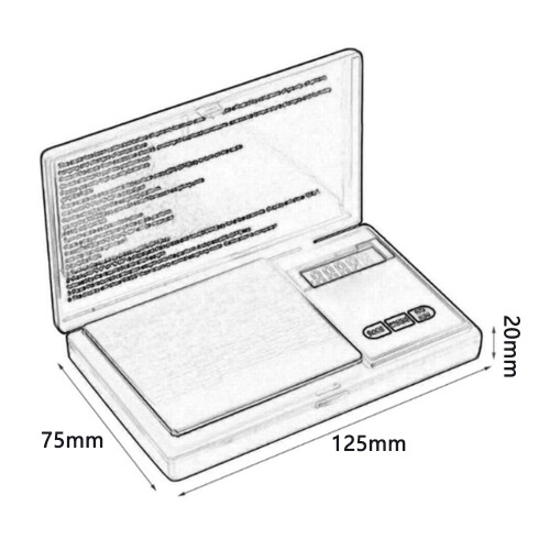 Portable Digital Pocket Scale, Multi-Function, Easy to Clean, Tare Function, Auto-Shut Off, Suitable for Various Items 2