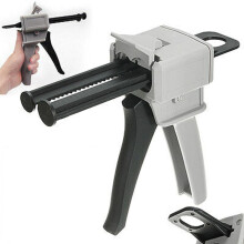 Innovativt dispenserpistolkit, blandnings- och dispenserpistol för mångsidiga limpatroner med 1:1- och 2:1-blandningsförhållande, ergonomiskt