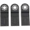 Quick Release Oscillating Saw Blades, Titanium Coated Multi-Function Oscillating Tool Accessories for Universal Fast Cutting, Wear Resistance 1