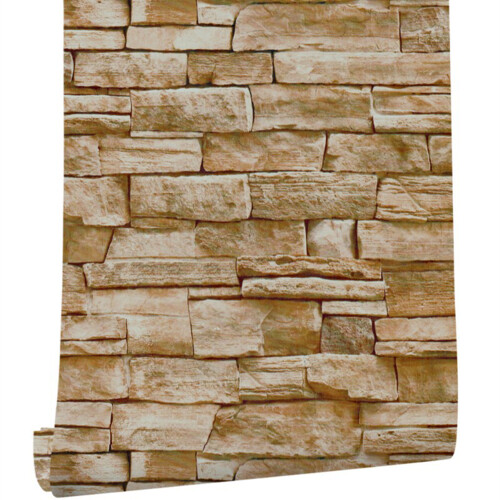 Stone Papel Tapiz, Ανθεκτική στη φθορά και αδιάβροχη για μακροζωία, αφαιρούμενη