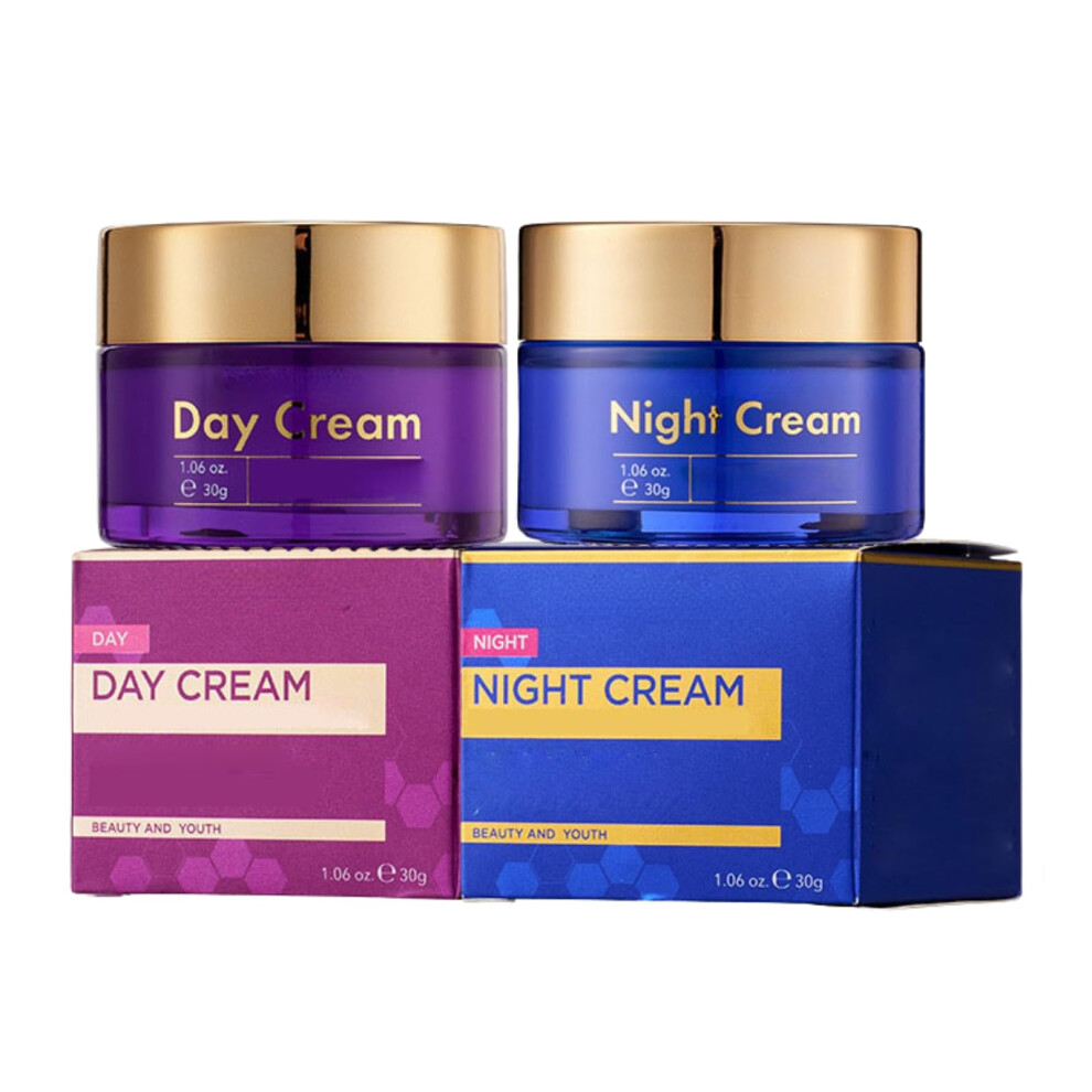 Cream Niacinamide Day And Retinol Night Set For Face, Antiaging Hydrating Skincare