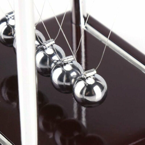 Newtons Cradle, Εκπαιδευτικό & Κομψό Εργαλείο Μάθησης Φυσικής για Παιδιά και Ενήλικες, 2