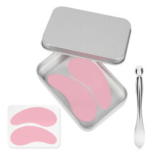 Reusable Silicone Under Eye Patches for Dark Circles Puffiness Wrinkle Reduction with Metal Roller