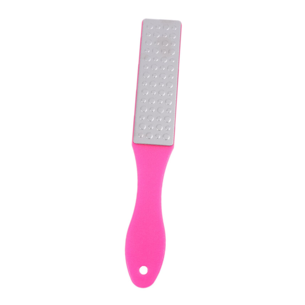 DoubleSided Foot File for Dead Skin Removal, Curved Stainless Steel Pedicure Tool for Smooth Heels