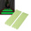 Gefiume da scale fluorescente al buio, 12 strisce, 20x2cm, autoadesive, verde 11