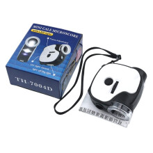 Lab Microscope Accessories 55X LED Pocket Microscope Mini Portable Magnifier for Science Research