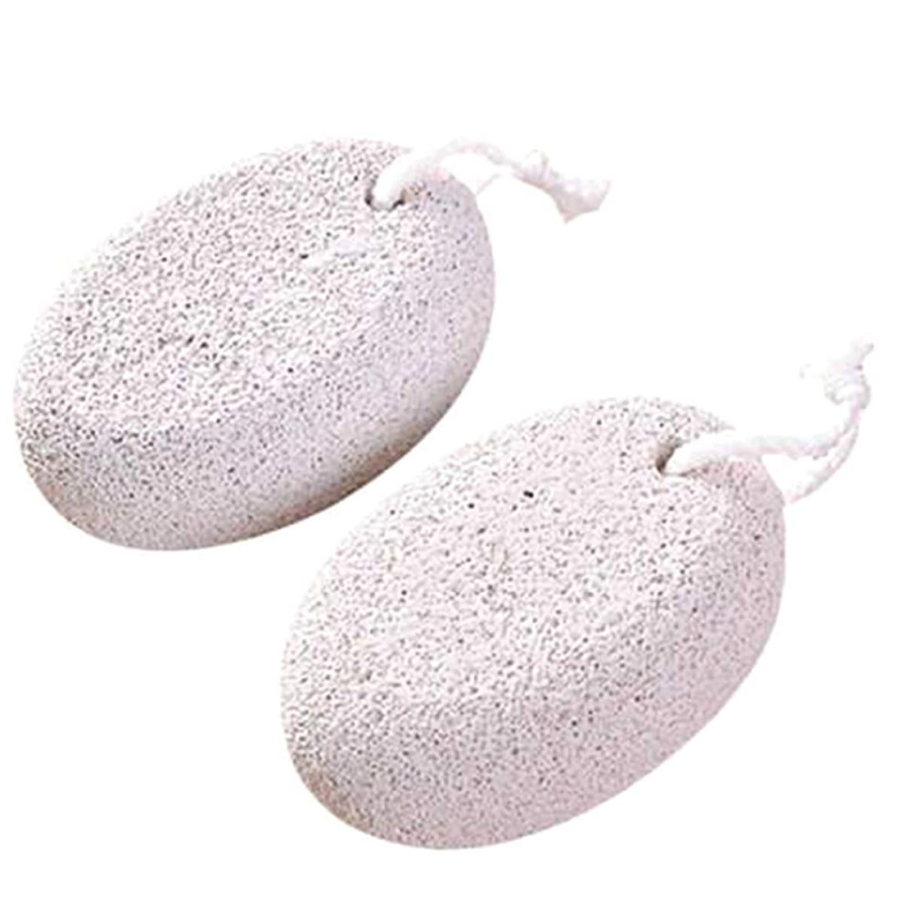 2pcs DoubleSided Foot Callus Remover Stone Pedicure Foot File for Dead Skin Removal
