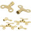Easigrip Radiator Key, Solid Brass Construction for Durability, Multi-layer Plating for Longevity, Suitable for Factory & Public Places, 10 Pieces 2