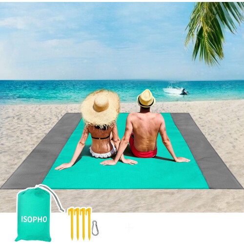 Beachside Bliss: Υπερμεγέθης, φορητή, αδιάβροχη και ανθεκτική στην άμμο επιφάνεια για 4-6