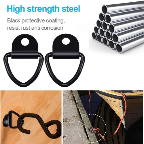 Cargo Control Anchors, Steel V-Ring High Strength For Secure Surface Mounting In Wide Application 2