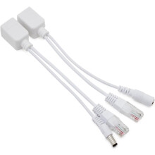 Splitter PoE passivo per dispositivi non PoE, iniettore Ethernet con installazione semplice e design impermeabile per access point wireless esterni.