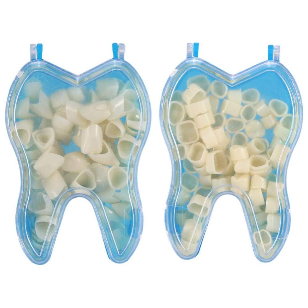 Missing Teeth Solution Dental Kit for Front and Molar Teeth, Durable Temporary Crowns with Realistic Appearance, Repair Broken Teeth Using Safe Resin