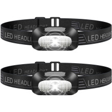 Ultra-Bright Rechargeable Headlamp, 14 Modes Motion Sensor Headlight with Red Light Night Vision for Outdoor Enthusiasts
