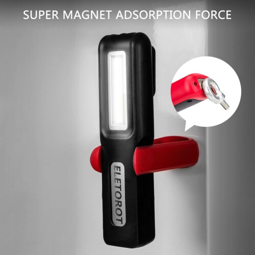 Compact Rechargeable Work Light, Long Working Time & Wide Application For Automotive, Emergency, Camping 2
