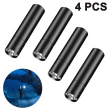 Oplaadbare zaklampen: kleine mini-ledzaklamp met waterbestendig ontwerp, jouw ideale uitrusting voor outdooravonturen.