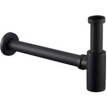 Siphon en laiton robuste en forme de P, kit de vidange pour lavabo à hauteur réglable, entrée à emboîter de 3,2 cm (1 1/4 po), résistant à la