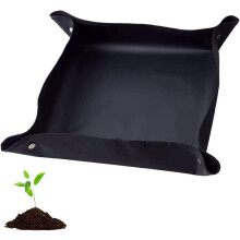 Waterdichte plantenverpotmat, tuinmat voor binnentuinen met sterk en duurzaam Oxford-materiaal, draagbare verplantbak voor in de keuken