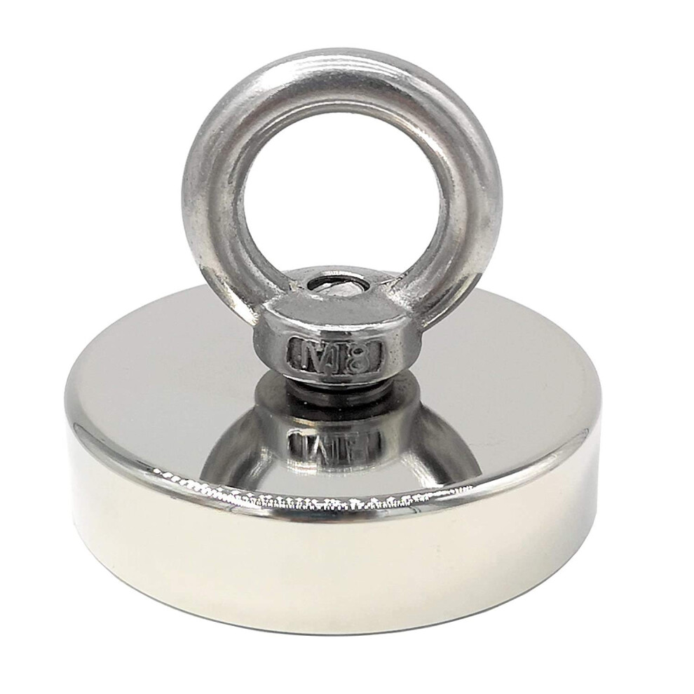Salvage Magnet, Super Powerful Neodymium Magnet For Underwater Retrieval, Anti-Corrosive Coating Ensures Longevity And Durability, Ideal For Fishing, 9169997663962
