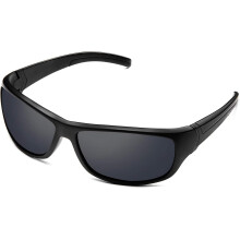 Gafas de sol polarizadas negras con lentes súper oscuras, protección UV400 con clasificación CAT4, lentes polarizadas TAC HD con gafas de sol