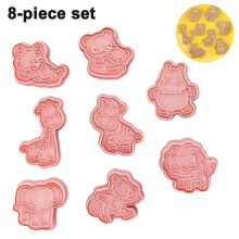 3D Animal Shape Cookie Cutters, For Wide Applications, Includes Protective Cover, Bpa Free