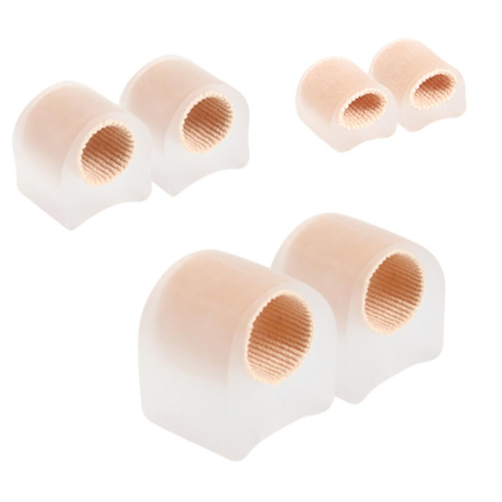 Reusable Gel Toe Separators Spacers for Women and Men Prevent Overlap Reduce Friction 6pcs
