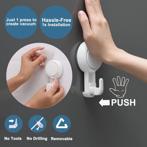 Περιστρεφόμενοι γάντζοι βεντούζας, Power Lock Gel-Suction Βαρέως τύπου ηλεκτρική σκούπα 2