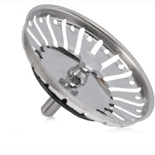 Sink Strainer Filter Stainless Steel, Durable Corrosion-Resistant Kitchen Sink Waste Plug With Easy Installation For Universal Sink Fit