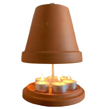 Metal Tea Light Candle Heater: Fast Heat Dissipation, Decorative Use For Home And Garden