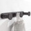 Matte Black Wall Mounted Coat Rack, Strong Load Capacity For Space Efficient Clutter Free Living 4